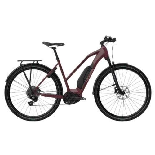 Helkama SE 10v 28" Naisten Sähköpyörä Karpalonpunainen/52cm