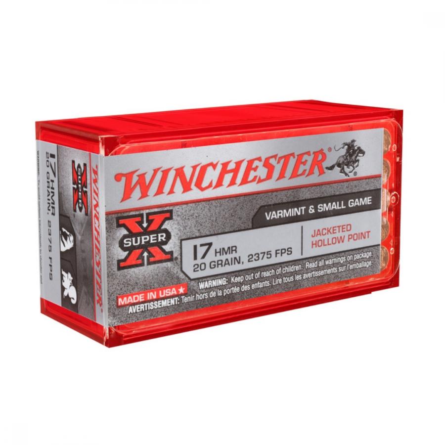 Winchester SuperX 17 hmr JHP 1,3g patruuna 